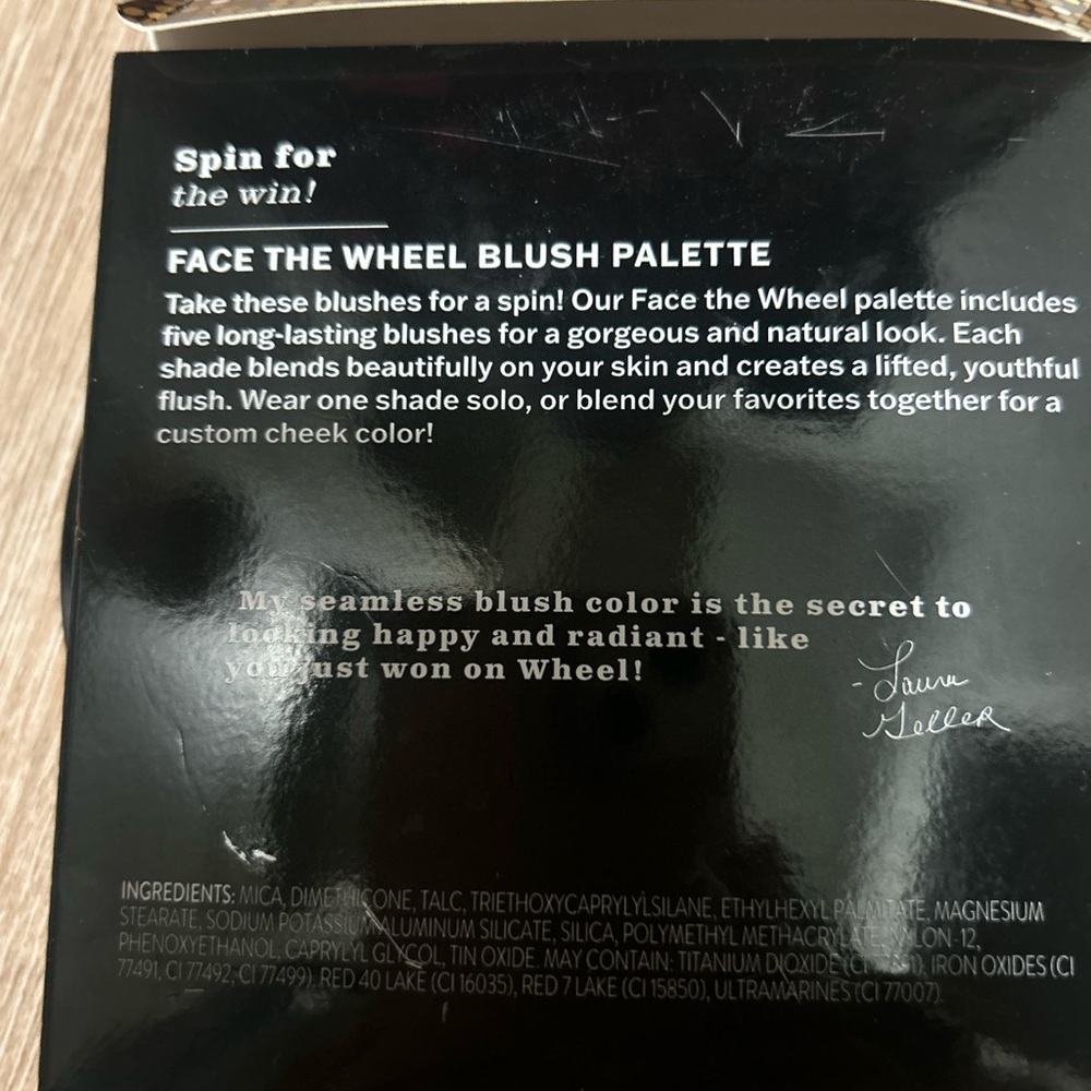New in box Laura Geller Wheel of fortune Blush Palette - Picture 3 of 3